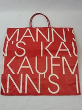 VINTAGE Kaufmann&#39;s Department Store Red Paper Shopping Bag - $19.79