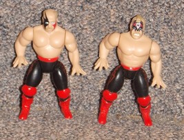 WWF WWE Legion Of Doom Road Warriors Hawk and Animal Mini Action Figures - £39.95 GBP