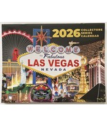 2026 13 Month Las Vegas Wall Calendar Bellagio Caesars Flamingo Wynn Par... - €7,75 EUR