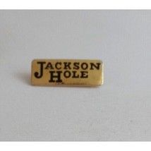Vintage Jackson Hole Gold Tone Lapel Hat Pin - £6.59 GBP