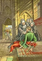 Nuns Caring for Robin Hood - Art Print - £17.25 GBP+