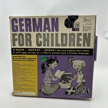Vintage Cabot Listen and Learn German For Children (1959) Vinyl Only, No... - $16.56