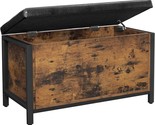 Entryway Storage Bench, Flip Top Storage Ottoman And Trunk With Padded S... - $132.99