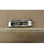 76 Cadillac DeVille FRNT DOOR INTERIOR COURTESY LIGHT CHROME TRIM W/WIRE... - $40.69 CAD