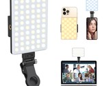 Selfie Light, Phone Light With Front &amp; Back Clip, 60 Led Portable Light ... - £29.84 GBP