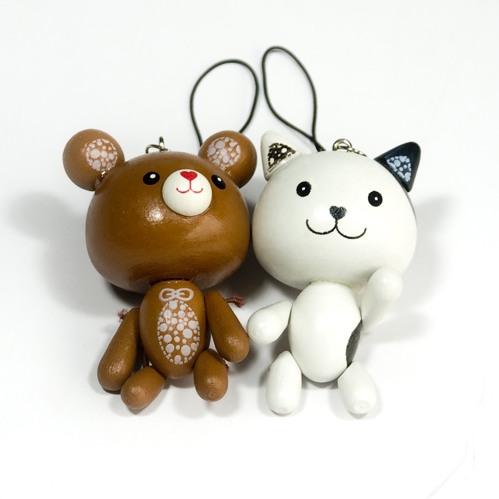 [Sweet Bear-2] Cell Phone /Camera/ Handbags Charm Strap