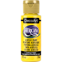 DecoArt Americana Acrylic Paint 2oz - Cadmium Yellow - Transparent - £13.46 GBP