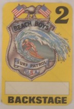 THE BEACH BOYS - VINTAGE ORIGINAL CONCERT TOUR CLOTH BACKSTAGE PASS - £7.81 GBP