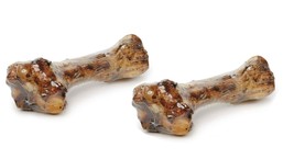 All Natural Buffalo Shoulder 12 Inch Big Dog Bones Meaty Dental Chew Health (2 B - £26.04 GBP