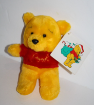 Disney Pooh 8&quot; Plush Stuffed New Adventures Sears TCA Group 1989 Tag Small Soft - £22.25 GBP