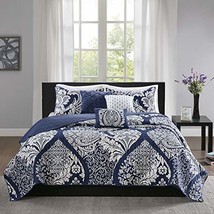 Madison Park Vienna Reversible Cotton Quilt-Luxury Stitching Design All ... - $1,790.38 MXN