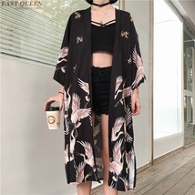 Kimono Cardigan Womens Tops And Blouses Japanese Streetwear Women Tops Summer 20 - £45.03 GBP