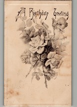 Antique Postcard 1912 A Birthday Greeting Posted 5.5 x 3.5 - £15.29 GBP