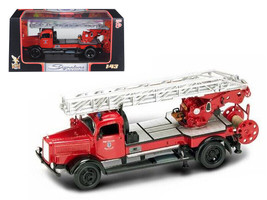 1944 Mercedes Typ L4500F Fire Engine Red 1/43 Diecast Model Road Signature - $41.22