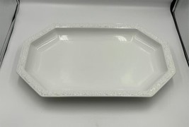 Rosenthal MARIA White Large 17 3/4&quot; Octagonal Serving Platter Made in Germany - £71.76 GBP