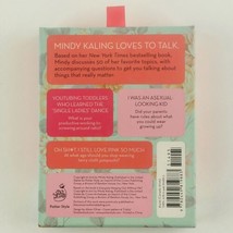 Mindy Kaling Questions I Ask When I Want to Talk about Myself 50 Topics Card Set image 2