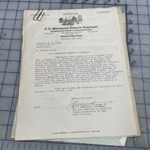 Wichita Falls Texas Ephemera J.C. Mytinger Realty Company 1935 Letters - £28.98 GBP