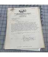 Wichita Falls Texas Ephemera J.C. Mytinger Realty Company 1935 Letters - £28.98 GBP