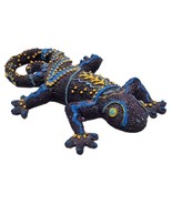 Glittery Purple Blue And Yellow  Resin Geckos 4.5” - £8.41 GBP