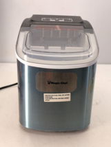 Magic Chef 27 lbs. Bullet Ice Countertop Ice Cube 2-Size Maker Stainless... - $58.31