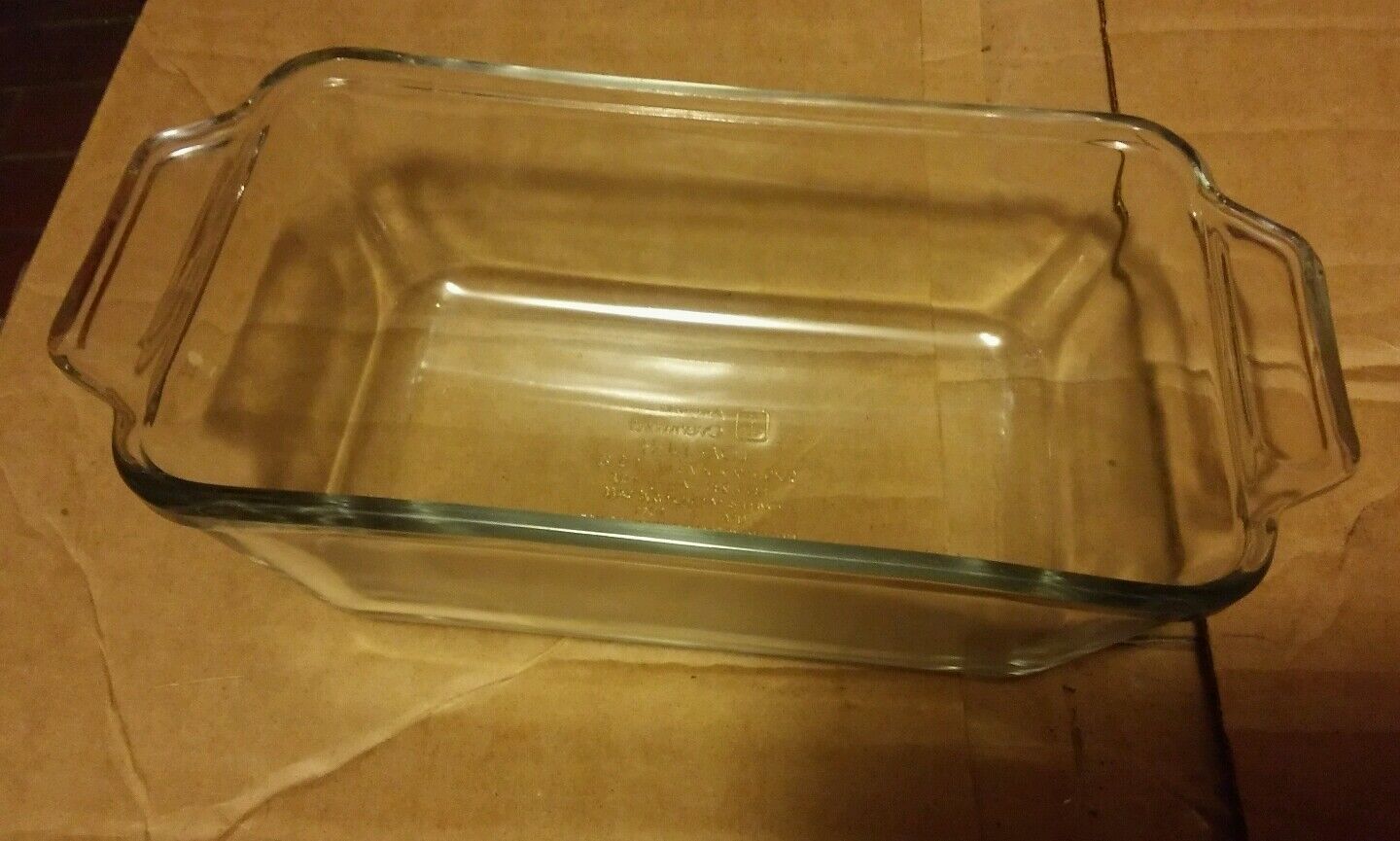 029 Clear Glass Anchor Hocking Ovenware Loaf Dish 9&quot; Pan 1.5 Quart - $12.99