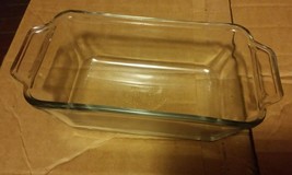 029 Clear Glass Anchor Hocking Ovenware Loaf Dish 9&quot; Pan 1.5 Quart - £10.35 GBP