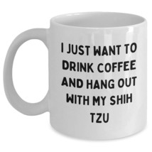 Shih Tzu Dog Gifts from Men to Women, Funny White Coffee Mug for Christm... - $17.59+