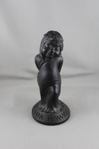 Vintage Tiki Figuirne - Blushing Hula Girl with Lei by Coco Joe - Made w... - $49.00