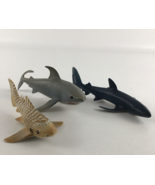 Ocean Life Marine 6&quot; Figure Shark Lot Realistic Animal Great White Tiger... - $466.11 MXN