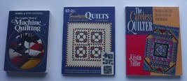 Quilting Book lot of 3 Complete Book of Machine Quilting Smoothstitch Quilts - £15.04 GBP