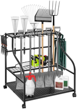 Heavy Duty Steel Garden Tool Organizer Rack Stand, up to 68 Long-Handled Tools - £44.77 GBP+