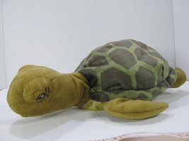 Turtle Ikea Onskat Plush Sea Turtle Hand Puppet 11&quot;  Stuffed Realistic Soft - £8.93 GBP