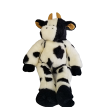 Cow Plush Build A Bear Workshop Black White Stuffed 18" BABW 1997 Retired - $40.49