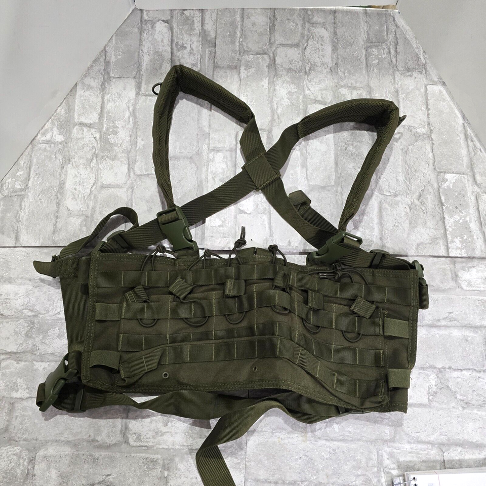Condor Rapid Assault Chest Rig MCR6 w/ Molle Six Mag Pockets Green NWOT - $42.99