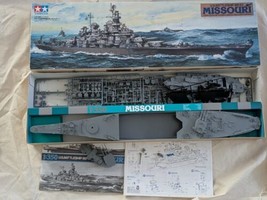 Tamiya USS Missouri BB-63 Battleship 1/350 Scale Model Kit Japan 10% Com... - $72.26