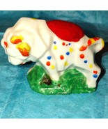 Old vintage handmade bull pin cushion - $23.06 CAD