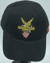 NRA Golden Eagles Hat Cap Black Embroidered Eagle Patch Adjustable American Flag - £13.88 GBP