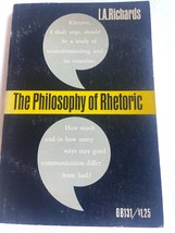 Galaxy Bks.: The Philosophy of Rhetoric by I. A. Richards (1965, Trade PB) - £11.83 GBP