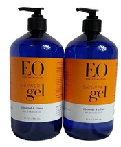 2X EO Essential Oils Shower Gel Coconut &amp; Citrus Body Wash 32 Oz. Each  - $34.95