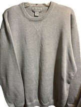 Eddie Bauer Sweater Mens XXL Gray Long Sleeve Heavyweight Cotton Sweater... - £19.66 GBP