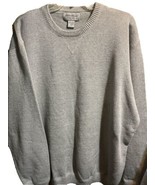 Eddie Bauer Sweater Mens XXL Gray Long Sleeve Heavyweight Cotton Sweater... - $33.96 CAD