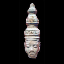 Shiva Hinduism Hindu god Mask Sculpture Replica Reproduction - $98.01