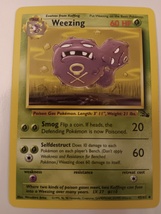 Pokemon 1999 Fossil Series Weezing 45 / 62 NM Single Trading Card - $11.99