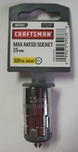 Craftsman Max Axess Through Socket, 3/8&quot; Drive, 15mm size, 6 Point, Part... - $14.42