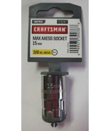 Craftsman Max Axess Through Socket, 3/8&quot; Drive, 15mm size, 6 Point, Part... - $14.42