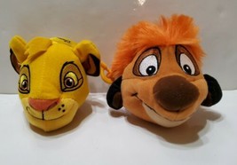 Disney Lion King Simba Timon Clip On Plush Keychain Baby Toys  - $16.70