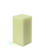 Jeco CPZ-152-12-0 3 x 9 in. Square Pillar Candle Ivory - 12 Piece - $276.97 CAD