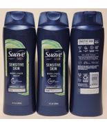 (3 Ct) Suave Men Face &amp; Body Wash, Sensitive Skin, Lemongrass &amp; Moss 18 oz - $43.23 CAD