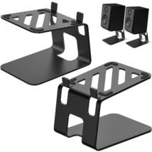 Desktop Speaker Stands With Vibration Absorption Pads, Metal Speaker Sta... - $86.99