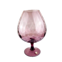 Empoli Amethyst Purple Brandy Snifter Italy Art Glass - £27.24 GBP